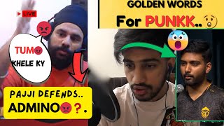 Owais On😲 Punkk amp GODL❓ PAJJI Defends Admino😡❓ [upl. by Poole113]