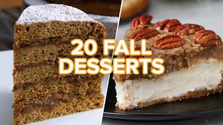 20 Tasty Fall Desserts [upl. by Riehl]