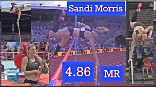 Sandi Morris USA 486 MR 10 June 2018  Stockholm SWE DL Bauhausgalan [upl. by Snilloc]