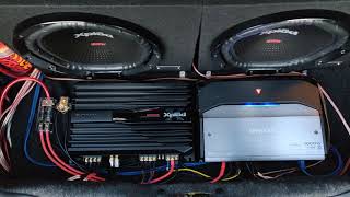 Sony XMN1004 Amplifier  Sony XSNW1202E Subwoofer in Action [upl. by Kwabena]