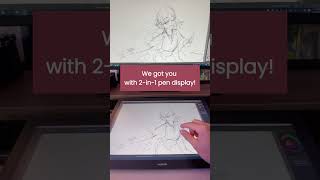 Cant decide on a pen display or pen tablet Get a pen display that supports both modes huion art [upl. by Zere]