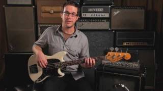 How to Play a Minor Pentatonic Scale  Bass Guitar [upl. by Llerrit]