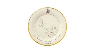 Gorham Pope Francis Commemorative Plate [upl. by Motch918]