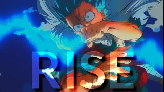 Deku 100 One For All vs Overhaul「AMV」Rise [upl. by Danila]