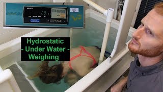 Hydrostatic  Under Water  Weighing w Isadora Williams  Olympic Figure Skater [upl. by Eiramanel]