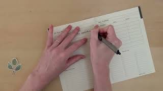 ADHD Productivity Planner Journal ASMR review [upl. by Ahsykal188]