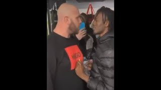 GYPSY TOM LITTLE BEEFS WITH BLACK GUY IN GYM [upl. by Kyle492]