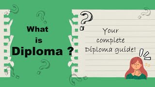 All about Diploma Everything You Need to Know full detailed videoinsider Tips and Advice [upl. by Ynnavoig]