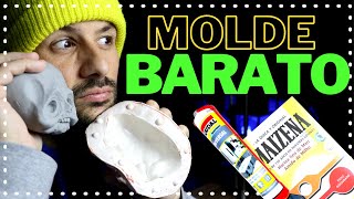 🟢 COMO HACER UN MOLDE DE SILICONA RAPIDO Y ECONOMICO  BARATO [upl. by Sally215]