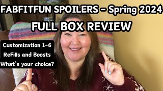 Fabfitfun Spoilers  Full Box Review  Spring 2024 Box Spoiler [upl. by Bell]