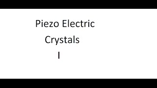 Piezoelectricity experiment I [upl. by Iramaj]