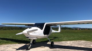 I started flight training Flying lesson in the Pipistrel Alpha Trainer [upl. by Enitsej]