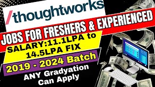 Thoughtworks Direct Test Hiring Test Date 1 June Salary 1114 LPA  Latest Jobs 2024 [upl. by Ries304]