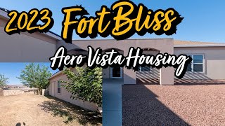 2023FORT BLISS Aero Vista HOUSING [upl. by Adnilec]