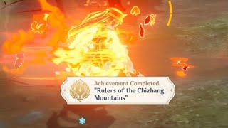 Defeat Local Legend Rulers of the Chizhang Mountains  Genshin Impact 44 Achievement [upl. by Yekciv]