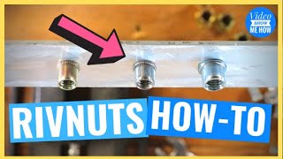 How to Install Rivnut Rivet Nut Nutserts WITH TOOL Full Guide [upl. by Sadler]