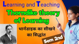 Thorndike theory of learning bedassignment teachingchannel bed [upl. by Ritz876]