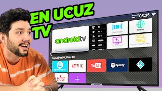 Türkiyedeki En Ucuz ANDROID TELEVİZYONU Satın Aldım [upl. by Lehcyar]