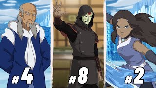 Ranking the Most Powerful Waterbenders in Avatar [upl. by Nauqel]