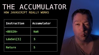 THE ACCUMULATOR  How JavaScript REALLY works  JS V8 engine explained  Advanced JavaScript [upl. by Suidualc]