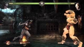 MK9 KABAL VS GORO  Tower [upl. by Ariane283]