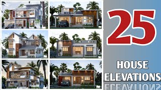 25 House Elevation Designs House Front Elevation Design Kerala Elevation Design India HaneedAnugraha [upl. by Zubkoff232]