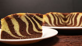 Butter Marble Cake  Marble Butter Cake Recipe  Kek Butter Marble [upl. by Llertnor]