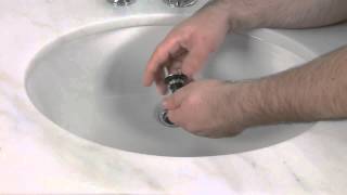 Lavatory Clicker Drain Replacement [upl. by Francklin]