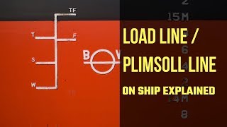 Load Line on Ships Plimsoll Line [upl. by Reitman95]