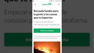 GoFundMe  crea campañas online para obtener donaciones y recaudar fondos [upl. by Aileduab]