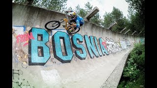 SARAJEVOS OLYMPICS BOBSLED TRACK BY BIKE [upl. by Grenville756]