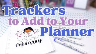 Trackers to Add to Your February 2024 Planner  Habit Trackers Mood Trackers  More [upl. by Buskus]