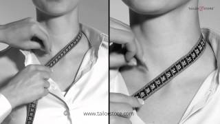 How to measure your neck  Womans body measurement guide [upl. by Iror]