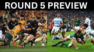 ROUND 5 PREVIEW  2024 RUGBY CHAMPIONSHIP [upl. by Ahtrim]