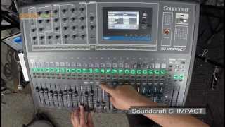 Soundcraft Si IMPACT  TEST cz3  optymalizacja warstwy miksu [upl. by Ynove260]