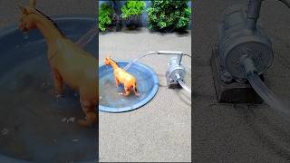 Diy how to make horse water bathed  Mini motor water pump mini tractor project  293 [upl. by Idet]