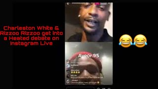 Charleston White amp Rizzoo Rizzoo Instagram live was heated [upl. by Kohn]