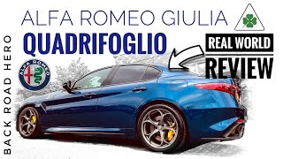 🍀 REAL WORLD REVIEW  Alfa Romeo Giulia Quadrifoglio Ownership problems upgrades amp buyers guide [upl. by Dolf]