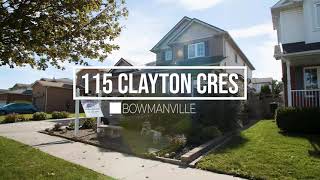 115 Clayton Cres Bowmanville [upl. by Zosi]