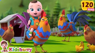 Old MacdDonald Had A Farm  More Kidsberry Nursery Rhymes amp Baby Songs [upl. by Earehc970]