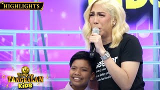 TNT contender Neithan makes Vice proud  Tawag ng Tanghalan Kids [upl. by Cissy357]