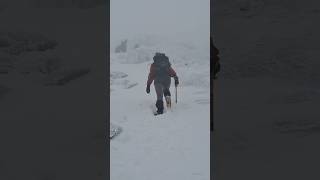 Takie warunki w drodze na Kościelec Tatry 3022024 r tatry góry zima snow nature [upl. by Analaj]