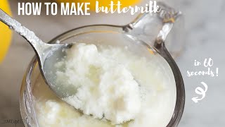 How to Make Buttermilk in 60 seconds  The Recipe Rebel [upl. by Areic274]