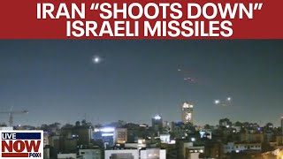 Iranian air defenses intercept Israeli missiles  LiveNOW from FOX [upl. by Irahk297]