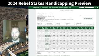 2024 Rebel Stakes Handicapping Using GPS tracking data from equibase to find the winner [upl. by Alessig]