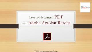 Installez et ouvrez vos documents PDF [upl. by Maillliw217]