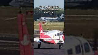 Fairchild Metroliner AMF 7124 LANDING RVS aviation avgeek tulsa fyp [upl. by Assyle]