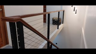 DIY CABLE RAILING PROJECT Paano gawin at ano ang mga kailangan  ITLOG DIY PROJECT [upl. by Burrus693]