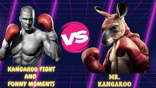 Kangaroo Boxing Fight  Kangaroo vs Man Funny Moment  Kangaroo Attack Human [upl. by Phillis]