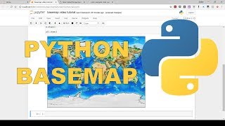 How to make a map in python using basemap [upl. by Nahtam]